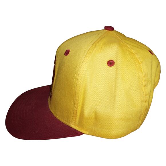 Vintage Iowa State Cyclones Snapback Hat Yellow Red Cardinal Logo 90s Eclipse - Picture 2 of 6